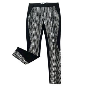 DIANE VON FURSTENBERG Slimming Stretch Pants with Ankle Zipper Size 6